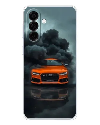 Чохол для Samsung Galaxy A36 5G з картинкою «Audi у хмарах диму» Чохол для Samsung Galaxy A36 5G з картинкою «Audi у хмарах диму»