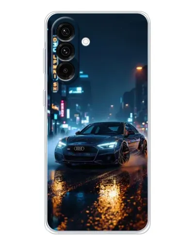 Чохол для Samsung Galaxy A36 5G з картинкою «Нічне місто та Audi» Чохол для Samsung Galaxy A36 5G з картинкою «Нічне місто та Audi»