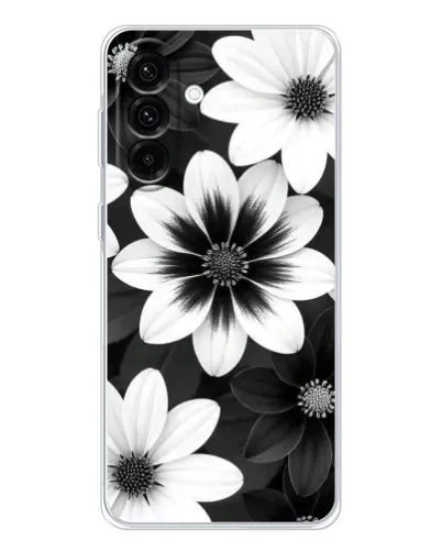 Чехол для Samsung Galaxy A36 5G с картинкой «Монохромные астры» Чехол для Samsung Galaxy A36 5G с картинкой «Монохромные астры»