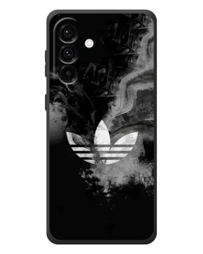 Чехол для Samsung Galaxy A37 с картинкой «Абстрактный дым Adidas»