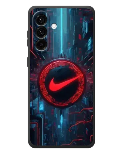 Чехол для Samsung Galaxy A37 с картинкой «Техногенный стиль Nike» Чехол для Samsung Galaxy A37 с картинкой «Техногенный стиль Nike»