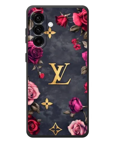 Чехол для Samsung Galaxy A37 с картинкой «Цветочный Louis Vuitton»