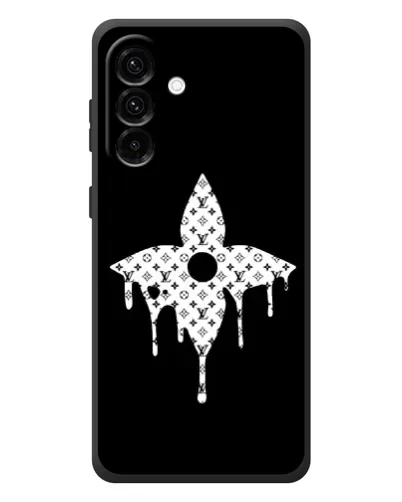 Чехол для Samsung Galaxy A37 с картинкой «Цветочная монограмма»