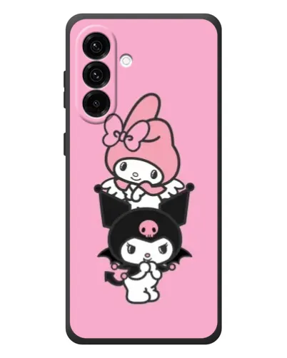 Чехол для Samsung Galaxy A37 с картинкой «My Melody и Kuromi»