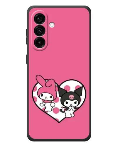 Чехол для Samsung Galaxy A37 с картинкой «Kuromi и My Melody»