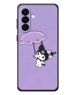 Чехол для Samsung Galaxy A37 с картинкой «Kuromi с зонтиком»