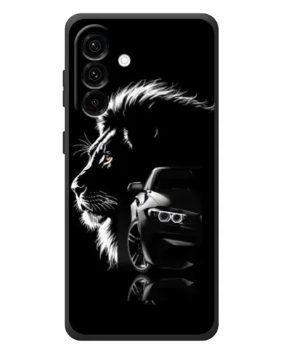 Чехол для Samsung Galaxy A37 с картинкой «BMW и лев» Чехол для Samsung Galaxy A37 с картинкой «BMW и лев»