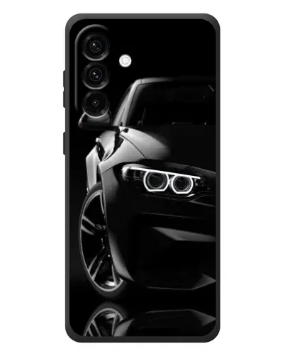 Чехол для Samsung Galaxy A37 с картинкой «Черная BMW — профиль» Чехол для Samsung Galaxy A37 с картинкой «Черная BMW — профиль»