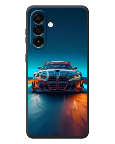 Чехол для Samsung Galaxy A37 с картинкой «BMW — огни неона» Чехол для Samsung Galaxy A37 с картинкой «BMW — огни неона»