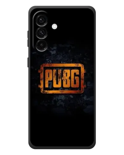 Чехол для Samsung Galaxy A37 с картинкой «PUBG — золотой логотип»