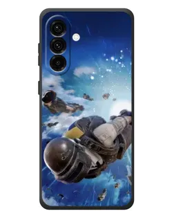 Чехол для Samsung Galaxy A37 с картинкой «Десант PUBG — прыжок»