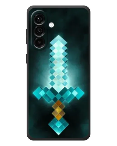 Чехол для Samsung Galaxy A37 с картинкой «Алмазный меч неон»