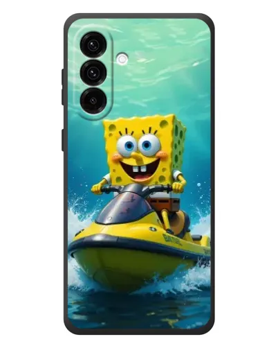 Чехол для Samsung Galaxy A37 с картинкой «Спанч Боб на гидроцикле» Чехол для Samsung Galaxy A37 с картинкой «Спанч Боб на гидроцикле»