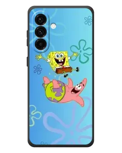 Чехол для Samsung Galaxy A37 с картинкой «Спанч Боб и Патрик»