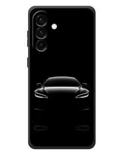 Чехол для Samsung Galaxy A37 с картинкой «Силуэт Tesla Night»
