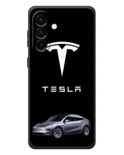 Чехол для Samsung Galaxy A37 с картинкой «Tesla Model Y»