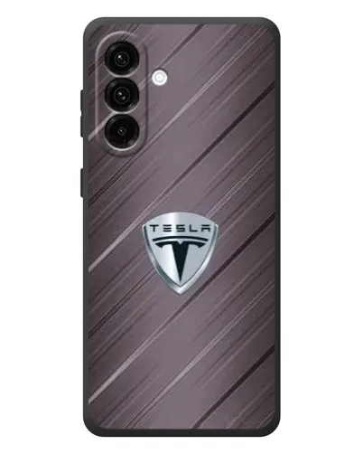 Чехол для Samsung Galaxy A37 с картинкой «Металлическая текстура Tesla» Чехол для Samsung Galaxy A37 с картинкой «Металлическая текстура Tesla»