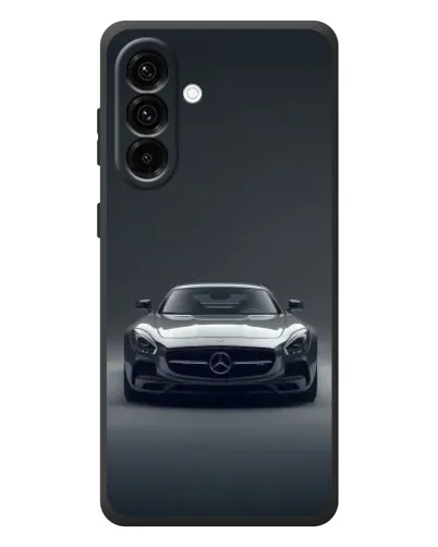 Чехол для Samsung Galaxy A37 с картинкой «Mercedes на черном»