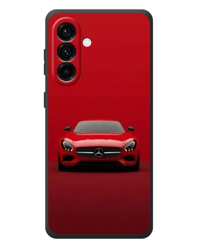 Чехол для Samsung Galaxy A37 с картинкой «Красный Mercedes AMG»