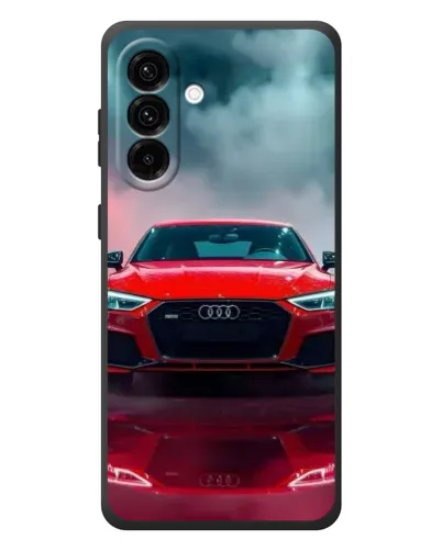 Чехол для Samsung Galaxy A37 с картинкой «Audi RS — красный стиль»