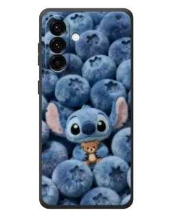 Чехол для Samsung Galaxy A37 с картинкой «Стич и голубика»