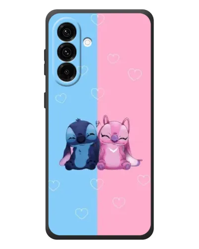 Чехол для Samsung Galaxy A37 с картинкой «Stitch и Angel Love» Чехол для Samsung Galaxy A37 с картинкой «Stitch и Angel Love»