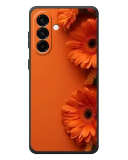 Чехол для Samsung Galaxy A37 с картинкой «Оранжевые герберы»