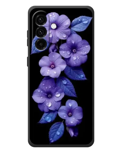 Чехол для Samsung Galaxy A37 с картинкой «Фиолетовые цветы с росою» Чехол для Samsung Galaxy A37 с картинкой «Фиолетовые цветы с росою»