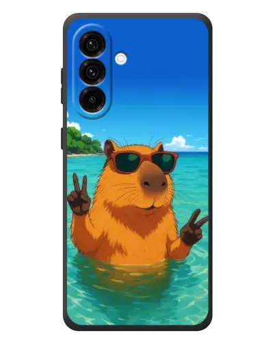 Чехол для Samsung Galaxy A37 с картинкой «Морская капибара» Чехол для Samsung Galaxy A37 с картинкой «Морская капибара»