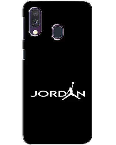 Чехол для Samsung Galaxy A40 2019 (A405F) с картинкой «Jordan White Logo» Чехол для Samsung Galaxy A40 2019 (A405F) с картинкой «Jordan White Logo»