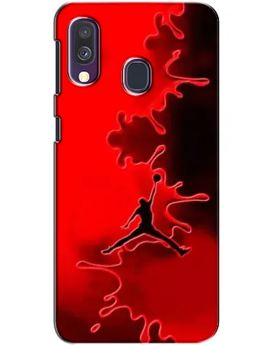 Чехол для Samsung Galaxy A40 2019 (A405F) с картинкой «Jordan Red Smoke» Чехол для Samsung Galaxy A40 2019 (A405F) с картинкой «Jordan Red Smoke»