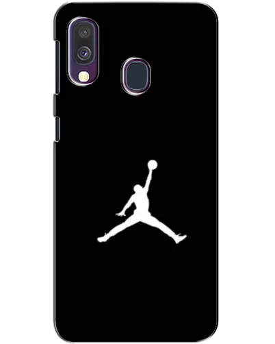 Чехол для Samsung Galaxy A40 2019 (A405F) с картинкой «Jordan Silhouette» Чехол для Samsung Galaxy A40 2019 (A405F) с картинкой «Jordan Silhouette»