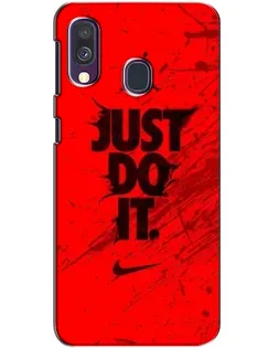 Чехол для Samsung Galaxy A40 2019 (A405F) с картинкой «Nike Just Do It»