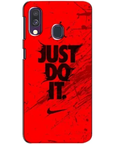 Чехол для Samsung Galaxy A40 2019 (A405F) с картинкой «Nike Just Do It» Чехол для Samsung Galaxy A40 2019 (A405F) с картинкой «Nike Just Do It»