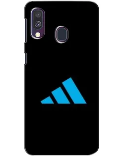 Чехол для Samsung Galaxy A40 2019 (A405F) с картинкой «Adidas Cyan Logo»