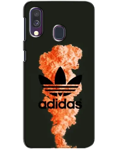 Чехол для Samsung Galaxy A40 2019 (A405F) с картинкой «Оранжевый дым Adidas» Чехол для Samsung Galaxy A40 2019 (A405F) с картинкой «Оранжевый дым Adidas»