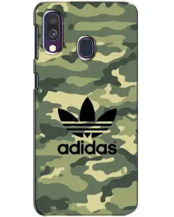 Чехол для Samsung Galaxy A40 2019 (A405F) с картинкой «Милитари стиль Adidas»