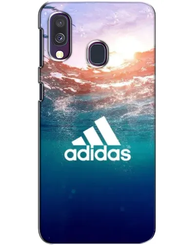 Чехол для Samsung Galaxy A40 2019 (A405F) с картинкой «Океанская глубина адидас» Чехол для Samsung Galaxy A40 2019 (A405F) с картинкой «Океанская глубина адидас»