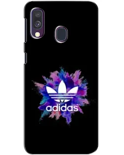 Чехол для Samsung Galaxy A40 2019 (A405F) с картинкой «Взрыв красок Adidas»