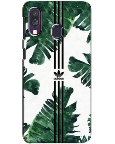 Чехол для Samsung Galaxy A40 2019 (A405F) с картинкой «Пальмовые листья адидас» Чехол для Samsung Galaxy A40 2019 (A405F) с картинкой «Пальмовые листья адидас»