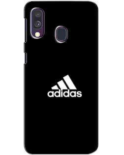 Чехол для Samsung Galaxy A40 2019 (A405F) с картинкой «Черная классика Adidas»