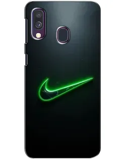 Чехол для Samsung Galaxy A40 2019 (A405F) с картинкой «Неоновый контур Nike» Чехол для Samsung Galaxy A40 2019 (A405F) с картинкой «Неоновый контур Nike»