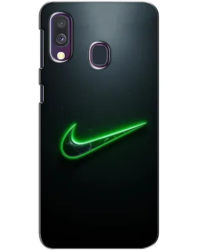 Чехол для Samsung Galaxy A40 2019 (A405F) с картинкой «Неоновый контур Nike» Чехол для Samsung Galaxy A40 2019 (A405F) с картинкой «Неоновый контур Nike»