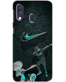 Чехол для Samsung Galaxy A40 2019 (A405F) с картинкой «Спортивный арт Nike»