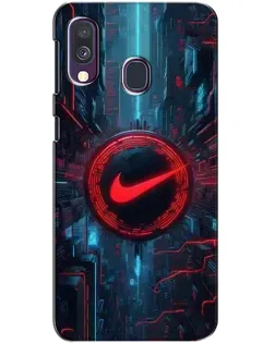 Чехол для Samsung Galaxy A40 2019 (A405F) с картинкой «Техногенный стиль Nike»