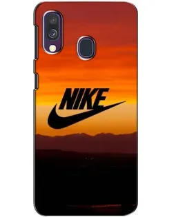 Чехол для Samsung Galaxy A40 2019 (A405F) с картинкой «Nike — вечерний горизонт»