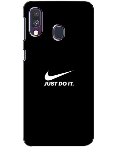 Чехол для Samsung Galaxy A40 2019 (A405F) с картинкой «Минимализм от Nike» Чехол для Samsung Galaxy A40 2019 (A405F) с картинкой «Минимализм от Nike»
