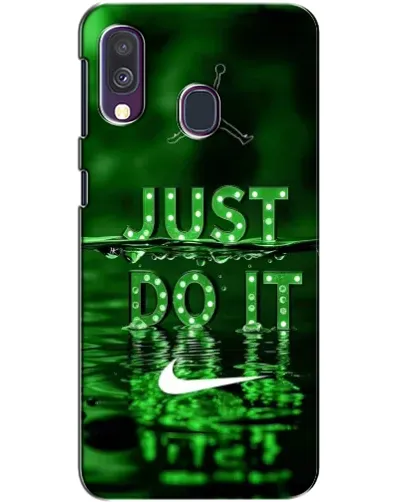 Чехол для Samsung Galaxy A40 2019 (A405F) с картинкой «Зеленый неоновый Nike» Чехол для Samsung Galaxy A40 2019 (A405F) с картинкой «Зеленый неоновый Nike»