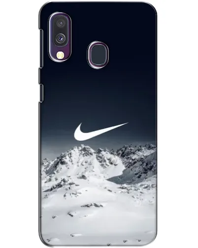 Чехол для Samsung Galaxy A40 2019 (A405F) с картинкой «Nike — зимние горы» Чехол для Samsung Galaxy A40 2019 (A405F) с картинкой «Nike — зимние горы»