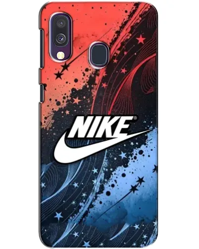 Чехол для Samsung Galaxy A40 2019 (A405F) с картинкой «Градиентный принт Найк» Чехол для Samsung Galaxy A40 2019 (A405F) с картинкой «Градиентный принт Найк»